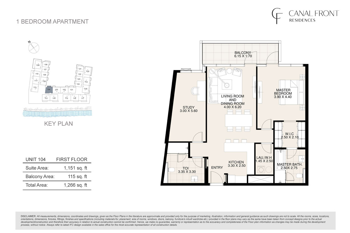 11033_Unit 104, 1 BR, TYPE 4